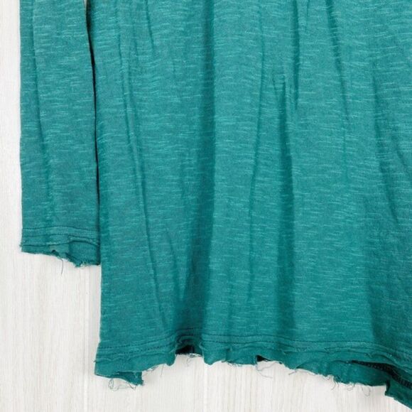 Free people | We The Free | Distressed V Neck Long Sleeve Tee Size Small - Picture 5 of 6